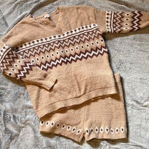 Cozy Teddy Sweater Lounge Set Francesca’s Women’s M